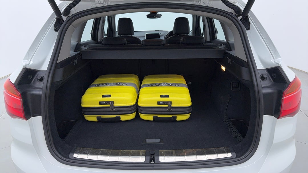 Boot Inside View with Luggage