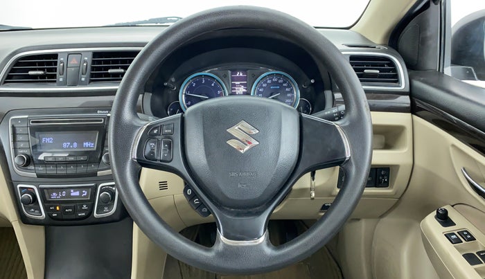 2016 Maruti Ciaz VDI+ SHVS, Diesel, Manual, 78,030 km, Steering Wheel Close Up