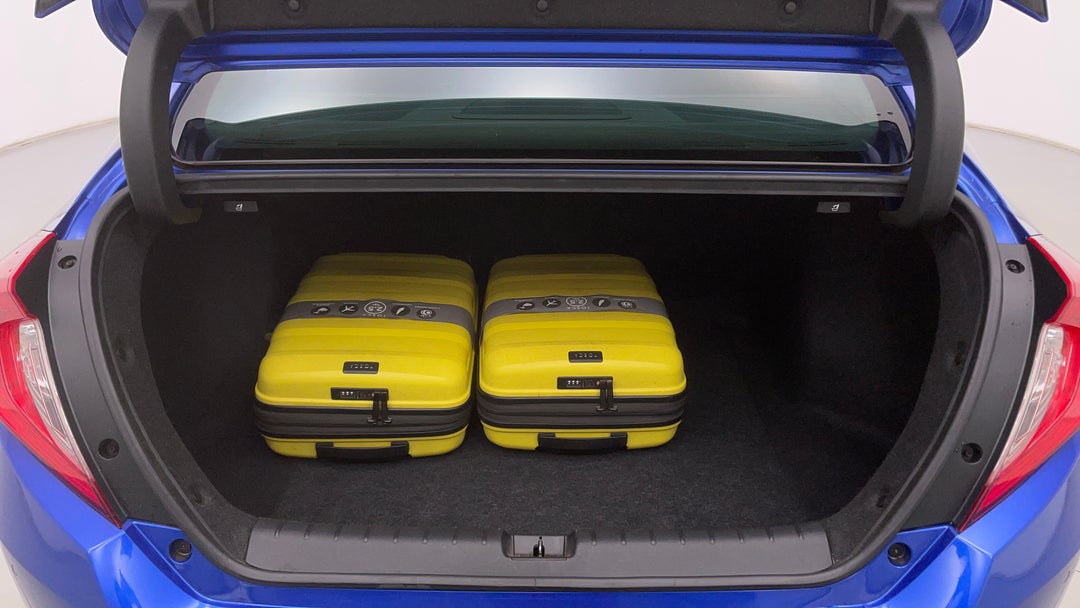 Boot Inside View with Luggage