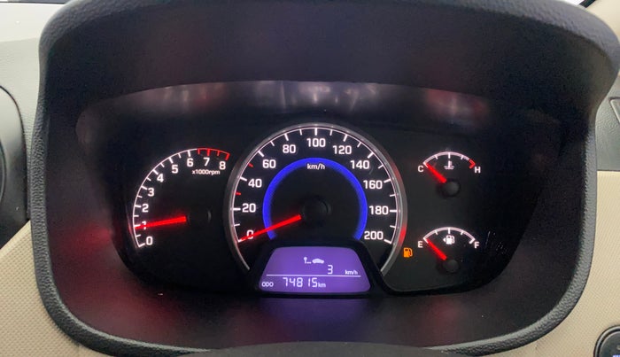2016 Hyundai Grand i10 ASTA (O) 1.2 KAPPA VTVT, Petrol, Manual, 74,797 km, Odometer Image