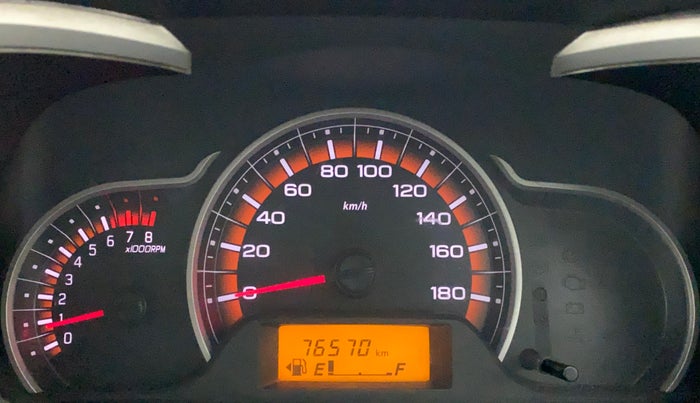 2015 Maruti Alto K10 VXI, Petrol, Manual, 76,570 km, Odometer Image