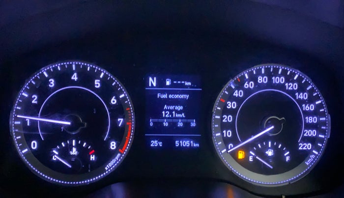 2020 Hyundai VENUE SX 1.0 (O) TURBO IMT, Petrol, Manual, 51,164 km, Odometer Image