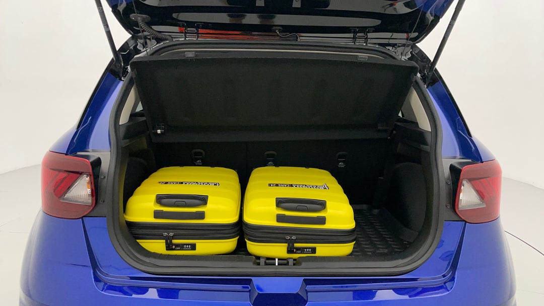 Boot Inside View with Luggage