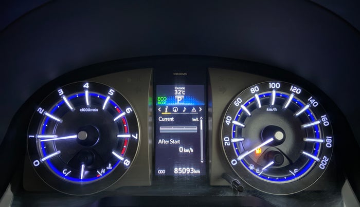 2017 Toyota Innova Crysta 2.7 ZX AT 7 STR, Petrol, Automatic, 85,231 km, Odometer Image