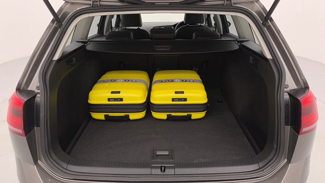 Boot Inside View with Luggage