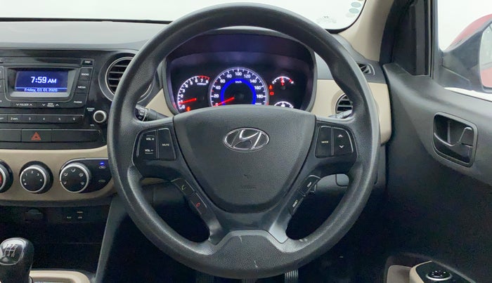 2018 Hyundai Grand i10 MAGNA 1.2 KAPPA VTVT, Petrol, Manual, 25,732 km, Steering Wheel Close Up