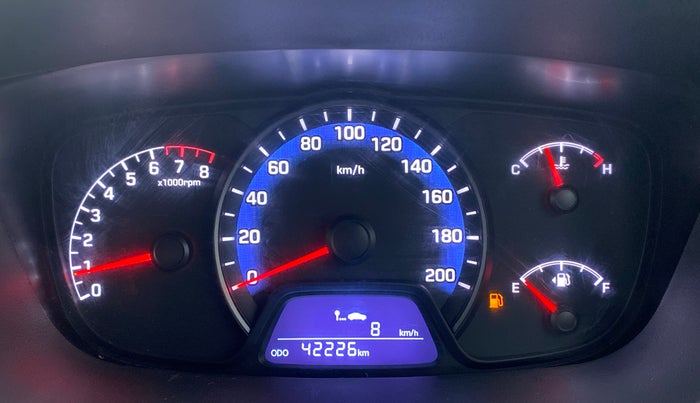 2016 Hyundai Xcent S 1.2, Petrol, Manual, 42,313 km, Odometer Image