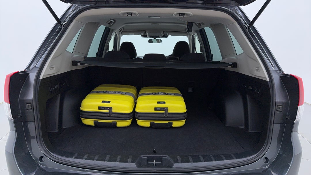 Boot Inside View with Luggage
