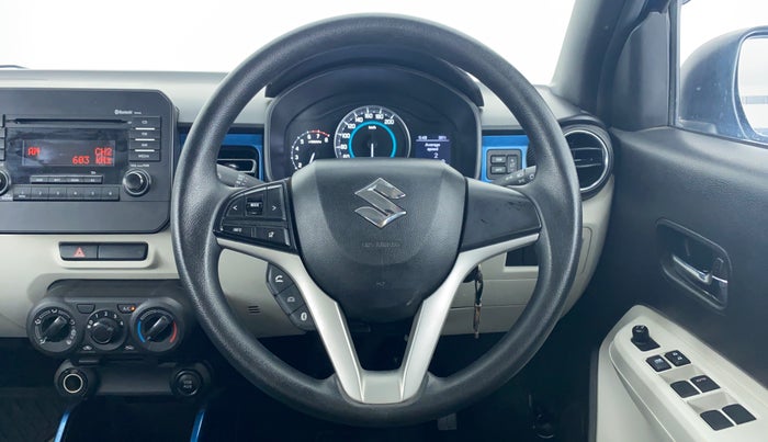 2017 Maruti IGNIS DELTA 1.2 K12 AMT, Petrol, Automatic, 18,893 km, Steering Wheel Close Up