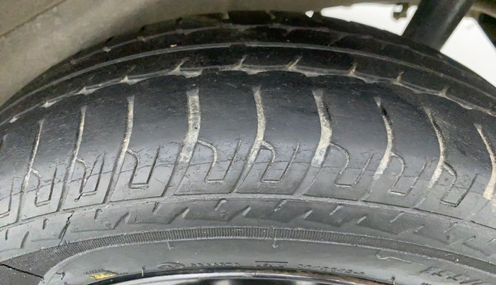2018 Maruti Wagon R 1.0 VXI, Petrol, Manual, 35,710 km, Left Rear Tyre Tread
