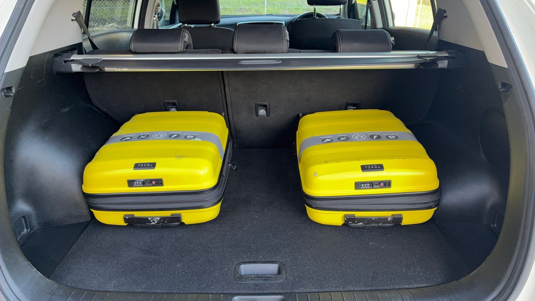 Boot Inside View with Luggage