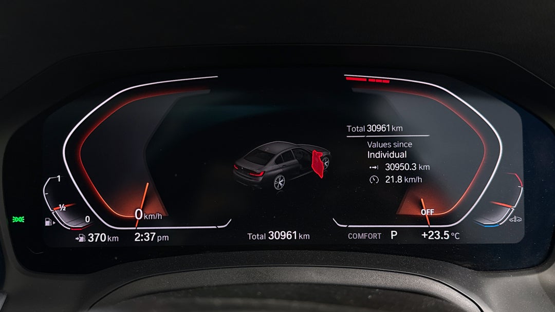 2020 BMW 3 20i M Sport, Automatic, 30961 km, Odometer View