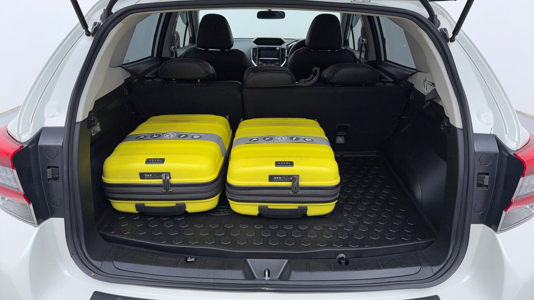 Boot Inside View with Luggage