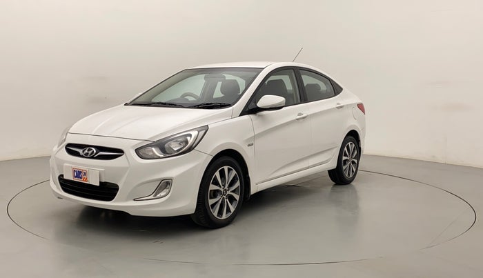 2014 Hyundai Verna FLUIDIC 1.6 CRDI SX AT, Diesel, Automatic, 70,416 km, Left Front Diagonal