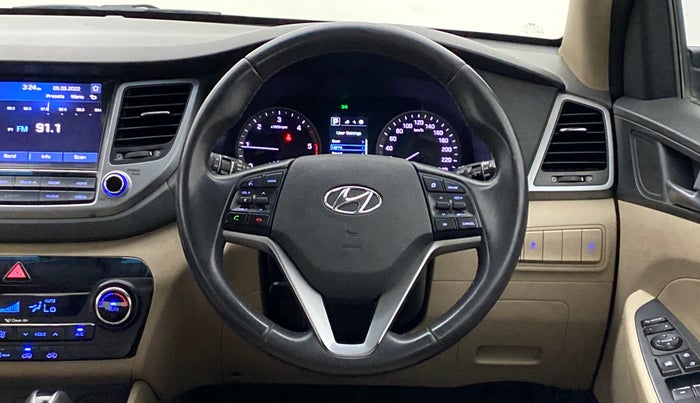 2017 Hyundai Tucson 2WD AT GLS DIESEL, Diesel, Automatic, 65,387 km, Steering Wheel Close Up