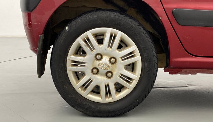 2010 Hyundai Santro Xing GLS, Petrol, Manual, 43,589 km, Right Rear Wheel