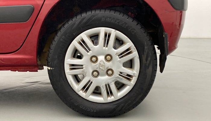 2010 Hyundai Santro Xing GLS, Petrol, Manual, 43,589 km, Left Rear Wheel