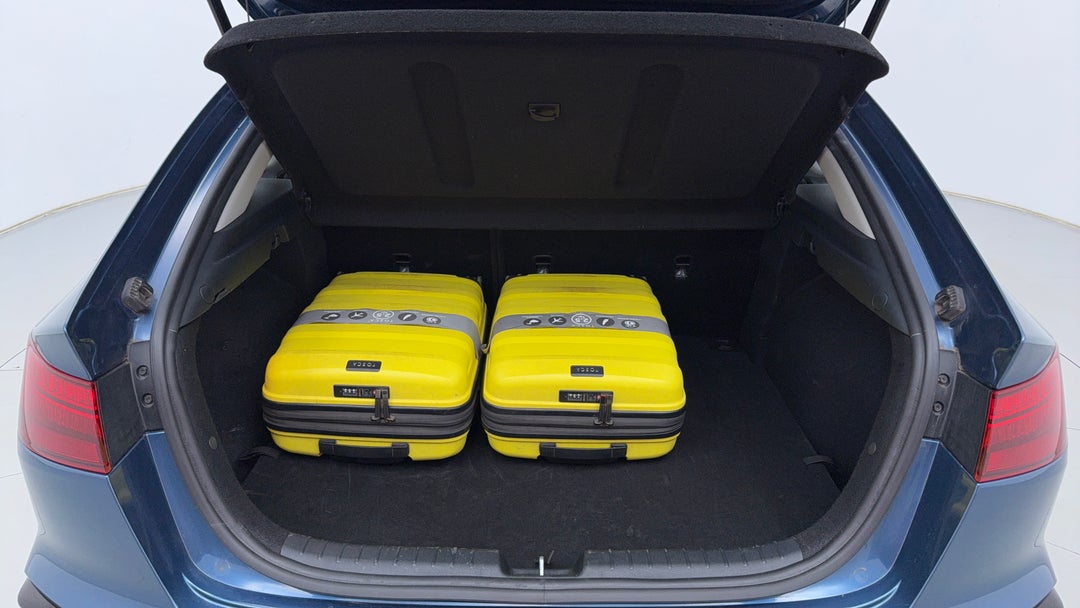 Boot Inside View with Luggage