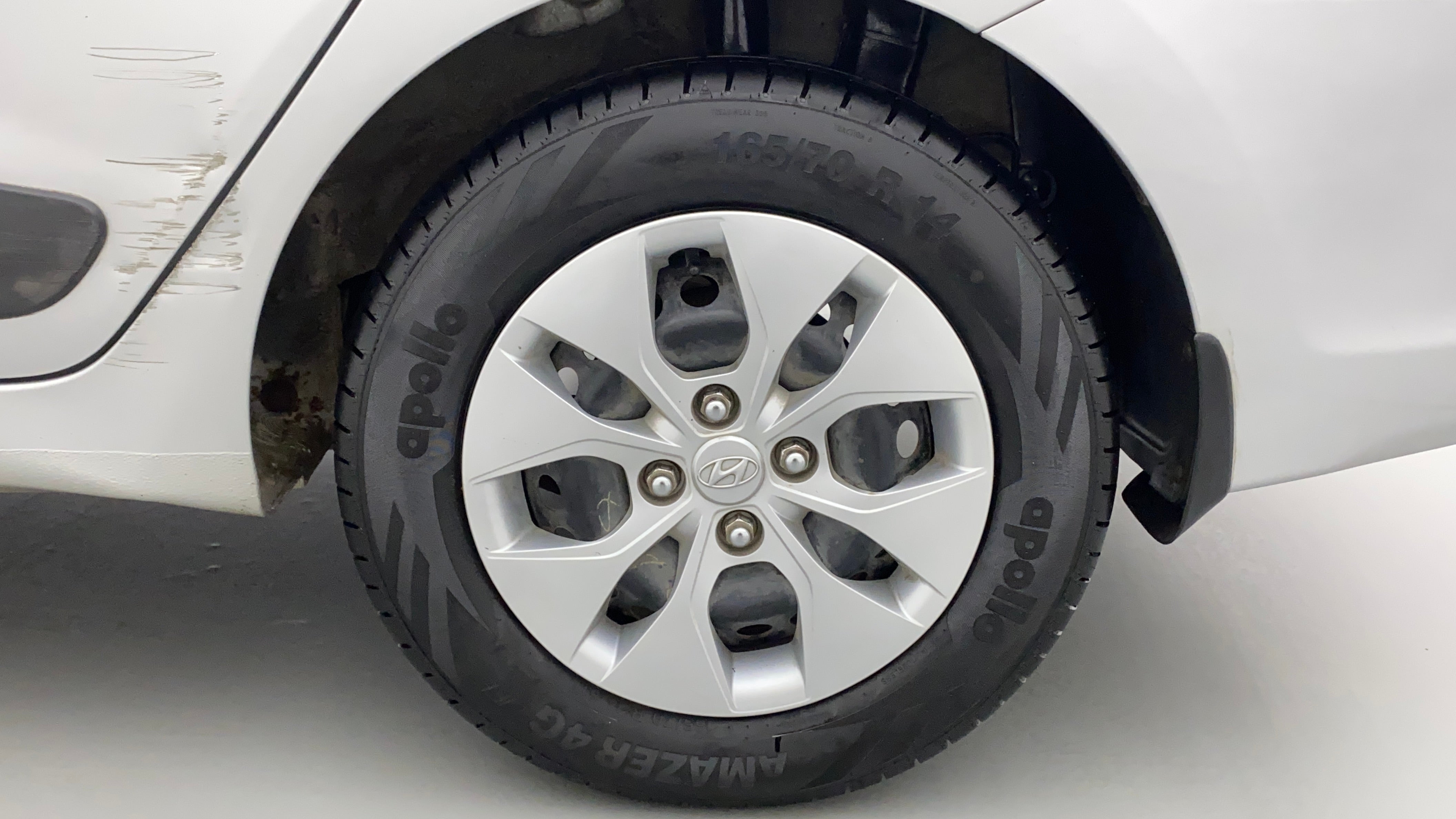 2015 Hyundai Xcent S 1.2, Petrol, Manual, 55,974 km, Left Rear Wheel