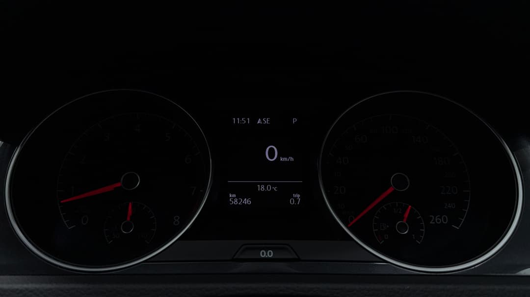 2018 Volkswagen Golf 110 Tsi Comfortline, Automatic, 58246 km, Odometer View