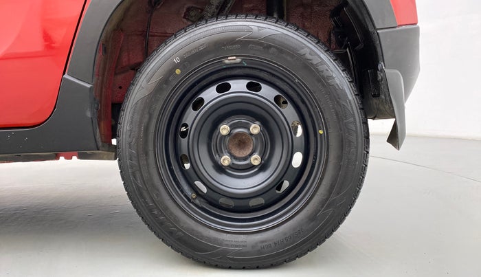 2017 Mahindra Kuv100 K4+ 6 STR, Petrol, Manual, 27,603 km, Left Rear Wheel