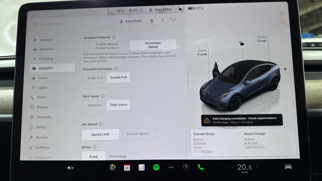 2023 Tesla Model Y Rear-wheel Drive, Automatic, 43984 km, Cruise Control