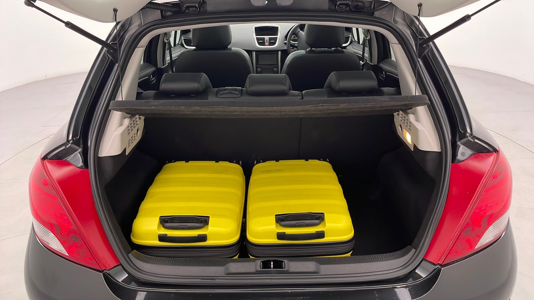 Boot Inside View with Luggage