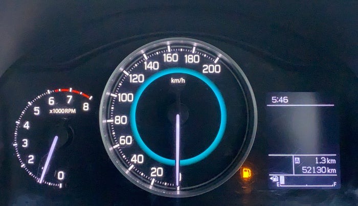2018 Maruti IGNIS DELTA 1.2 K12, Petrol, Manual, 52,203 km, Odometer Image