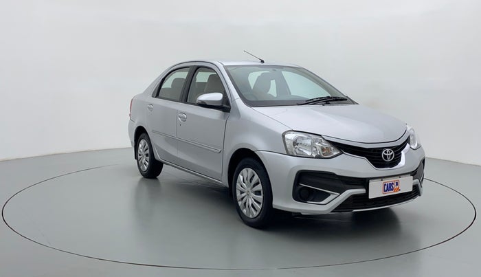 2017 Toyota Etios V, Petrol, Manual, 74,137 km, Right Front Diagonal