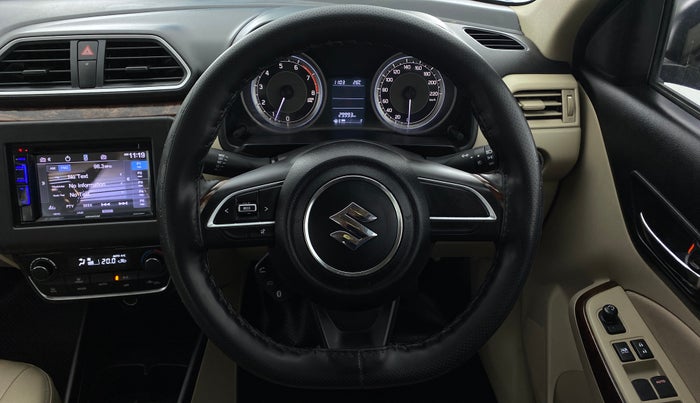 2018 Maruti Dzire ZXI, Petrol, Manual, 30,038 km, Steering Wheel Close Up