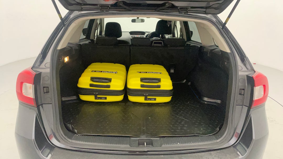 Boot Inside View with Luggage