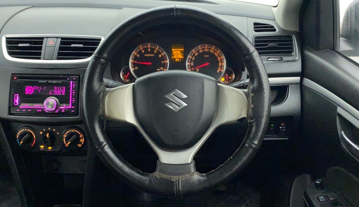 2013 Maruti Swift VXI, Petrol, Manual, 60,788 km, Steering Wheel Close Up