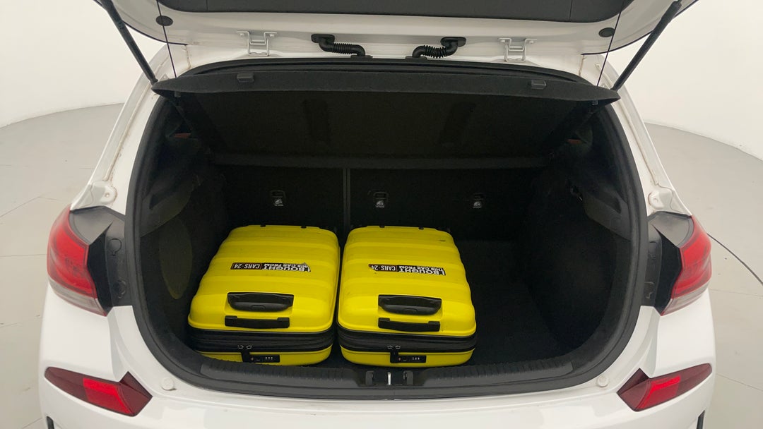 Boot Inside View with Luggage