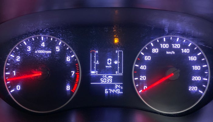 2019 Hyundai Elite i20 SPORTZ PLUS 1.2, Petrol, Manual, 67,449 km, Odometer Image