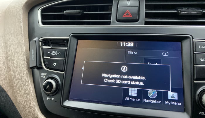 2019 Hyundai Elite i20 SPORTZ PLUS 1.2, Petrol, Manual, 67,449 km, Infotainment system - GPS Card not working/missing