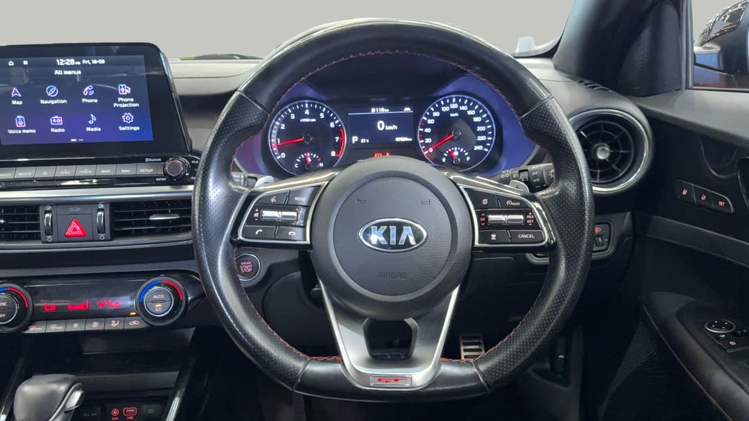 2019 Kia Cerato Gt Safety Pack, Automatic, 47924 km, Steering Wheel Close-up