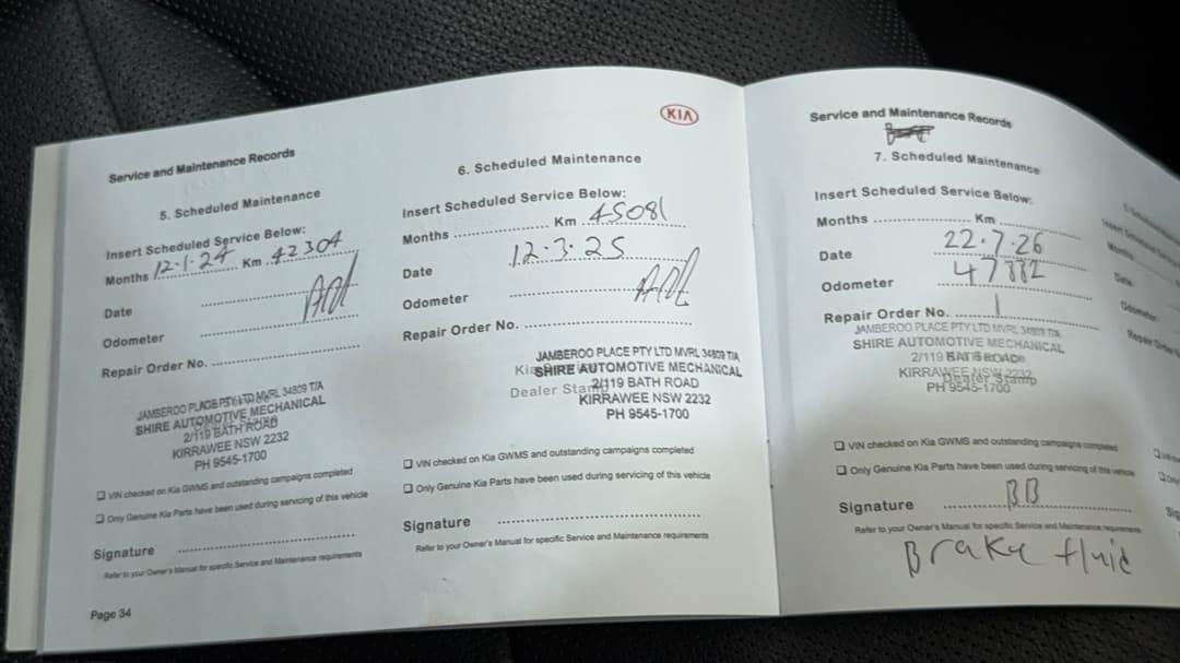 2019 Kia Cerato Gt Safety Pack, Automatic, 47924 km, Service History