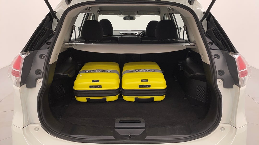 Boot Inside View with Luggage