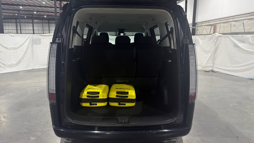 2022 Hyundai Staria Staria, Automatic, 83971 km, Boot Inside View with Luggage