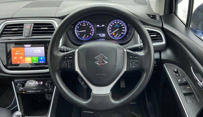 2020 Maruti S Cross ZETA 1.5, Petrol, Manual, 61,986 km, Steering Wheel Close Up