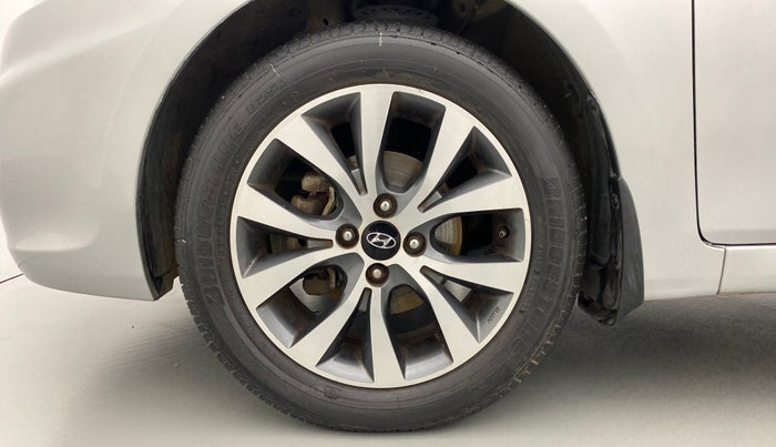 2013 Hyundai Verna FLUIDIC 1.6 SX VTVT, Petrol, Manual, 50,846 km, Left Front Wheel