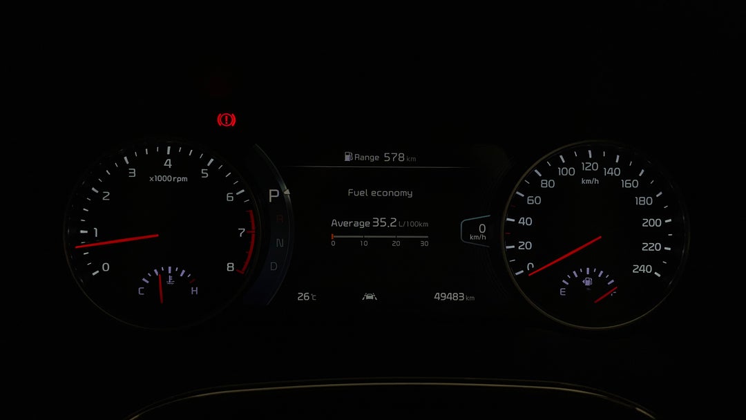 2020 Kia Seltos Gt-line (awd), Automatic, 49483 km, Odometer View