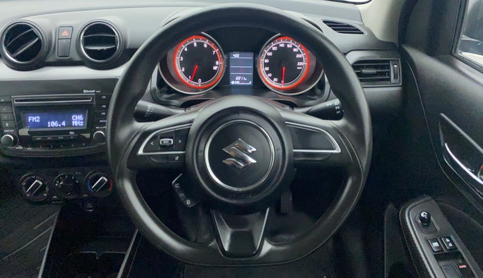 2019 Maruti Swift VXI D, Petrol, Manual, 12,270 km, Steering Wheel Close Up