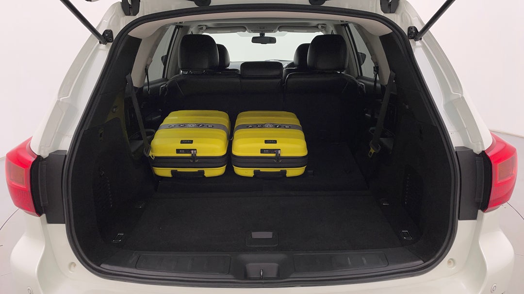 Boot Inside View with Luggage