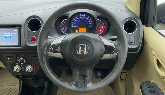 2015 Honda Amaze 1.2L I-VTEC S, Petrol, Manual, 77,720 km, Steering Wheel Close Up