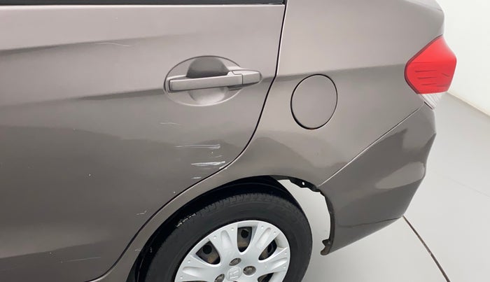 2015 Honda Amaze 1.2L I-VTEC S, Petrol, Manual, 77,720 km, Left quarter panel - Slightly dented