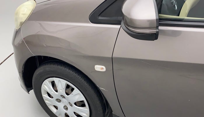 2015 Honda Amaze 1.2L I-VTEC S, Petrol, Manual, 77,720 km, Left fender - Minor scratches