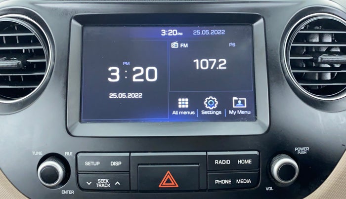 2018 Hyundai Xcent SX 1.2, CNG, Manual, 40,249 km, Infotainment System
