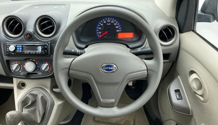 2015 Datsun Go T, Petrol, Manual, 20,877 km, Steering Wheel Close Up