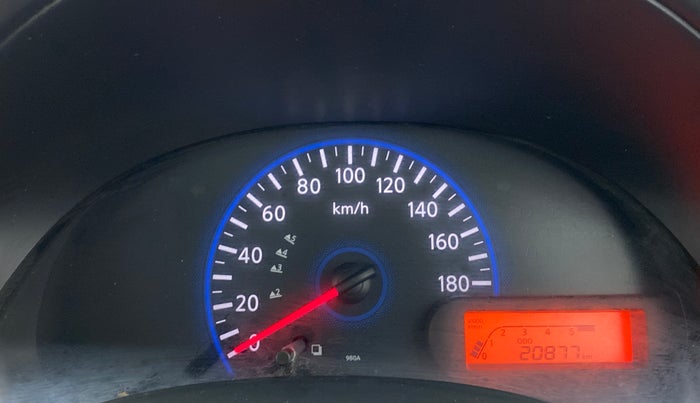 2015 Datsun Go T, Petrol, Manual, 20,877 km, Odometer Image